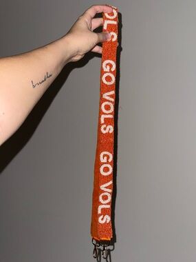 GO VOLS Orange Beaded Purse Strap